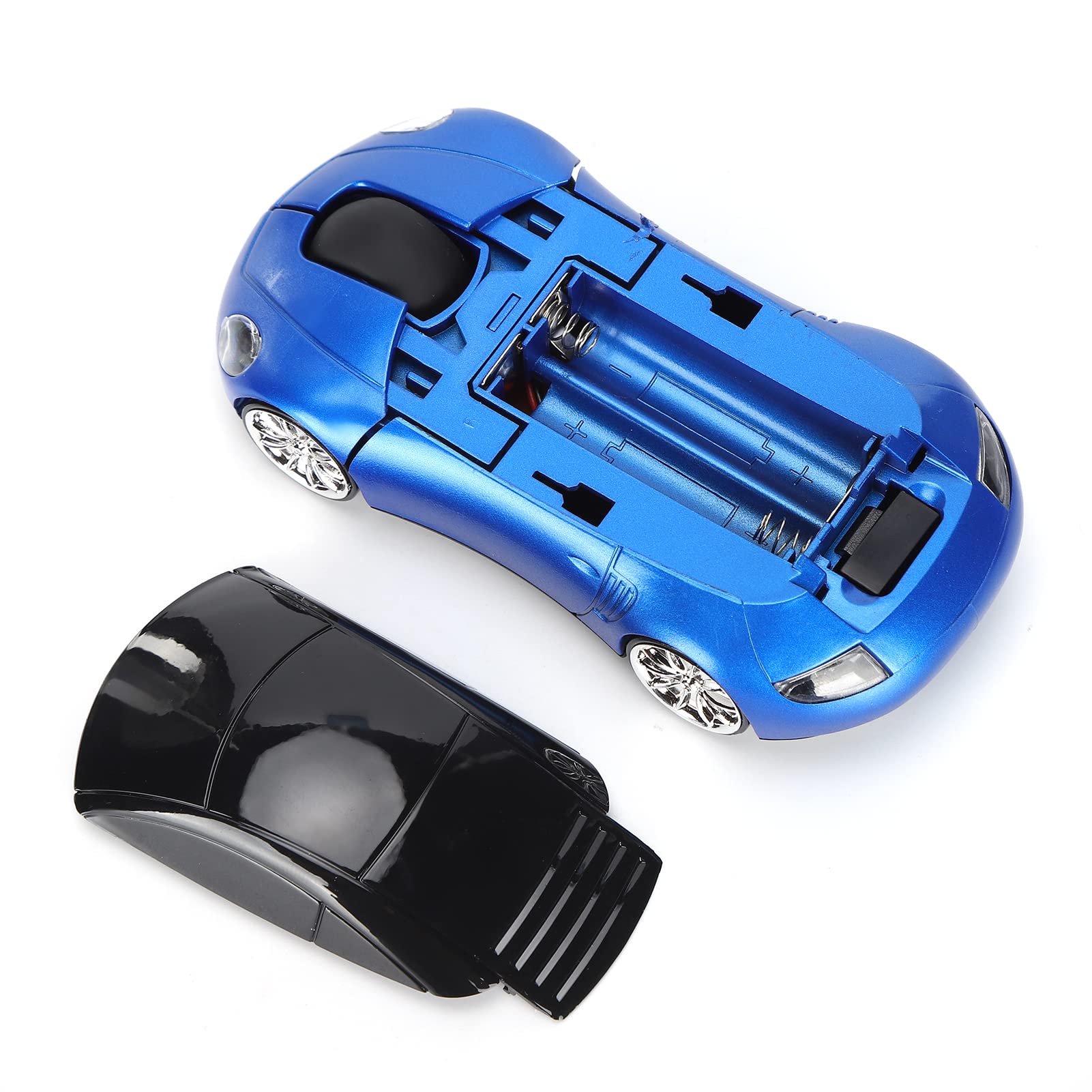 2.4Ghz Mouse Car Shape Ergonomic Optical Cordless Mice With Usb Receiver Mause For Pc Office Laptops(Blue)